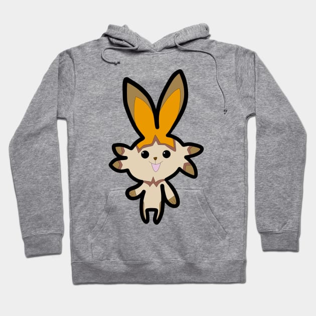 the bunny is smiling and happy Hoodie by FzyXtion